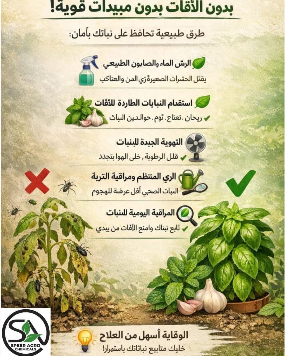 حماية نباتك من الآفات بطرق طبيعية وآمنه